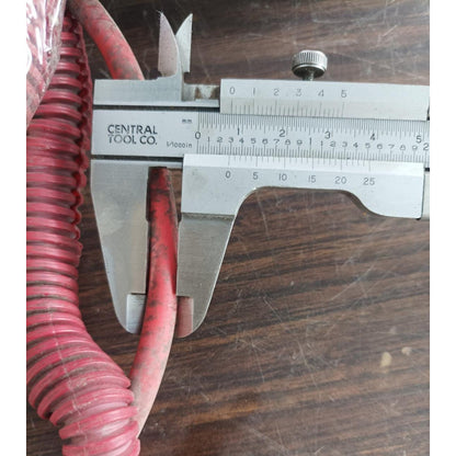 Cable Corriente Tierra 1 Pulgada 75cms Rojo