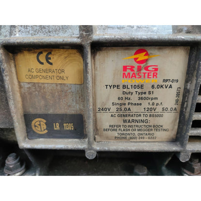 Motor Caterpillar C5m C0.5 Generador Ac Rig Master
