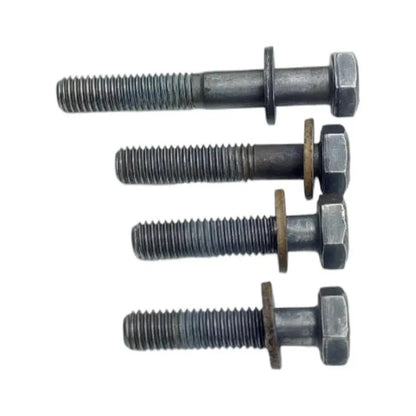 4 Tornillos Juego Kit Caja Soporte Tensor Banda Motor Caterp Negro