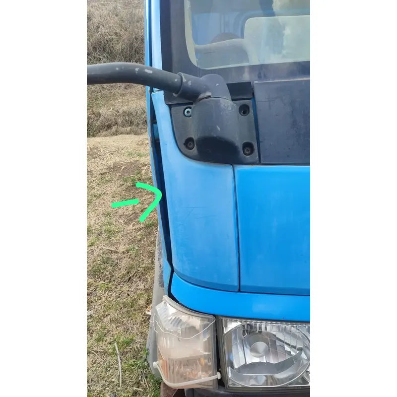 Panel Frontal Cubierta Moldura Cabina Cf600 Citystar Copilot Azul