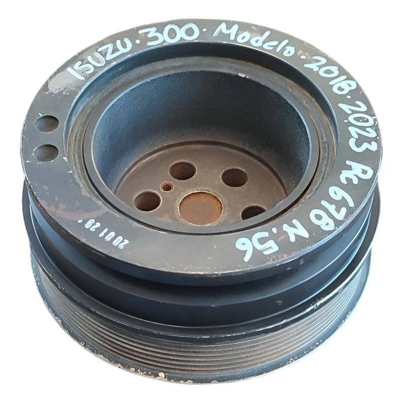 Polea Cigüeñal Damper Isuzu 4jj1 Elf 300 18-23