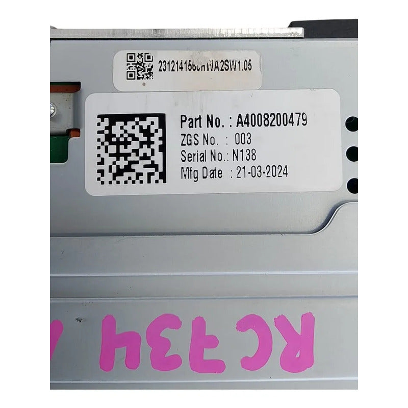 Estereo Automotriz 24v Usb Mercedes Benz Freightliner Univer