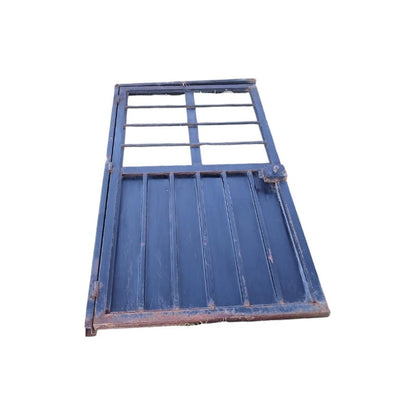 Puerta Fierro Sin Vidrios Negro