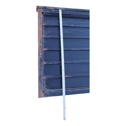 Puerta Fierro Sin Vidrios Negro