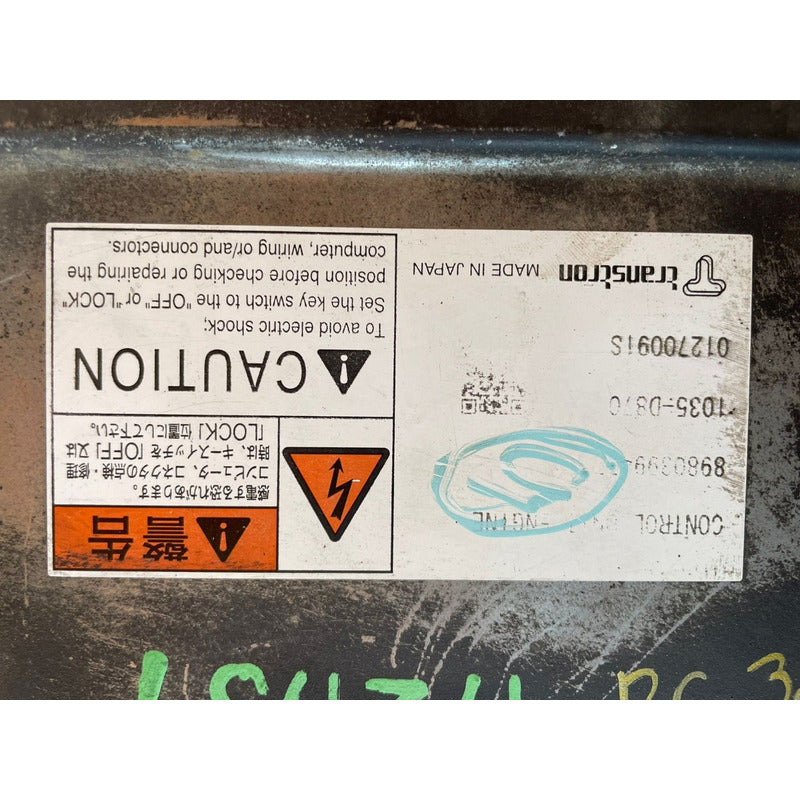 Modulo Computadora Motor Isuzu Elf 4jj1 300